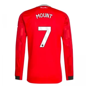 Manchester United Mason Mount #7 Fußballtrikot 2025-26 Heimtrikot Herren Langarm