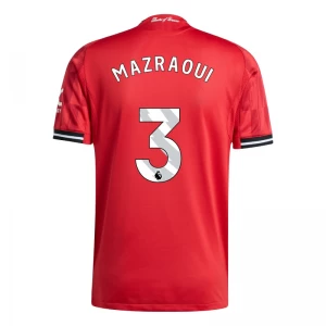 Manchester United Mazraoui #3 Fußballtrikot 2025-26 Heimtrikot Herren