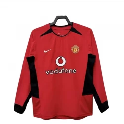 Manchester United Retro Trikot 2002-04 Heim Herren Langarm