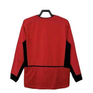 Manchester United Retro Trikot 2002-04 Heim Herren Langarm