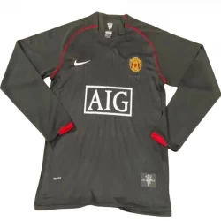 Manchester United Retro Trikot 2007-08 Ausweich Herren Langarm