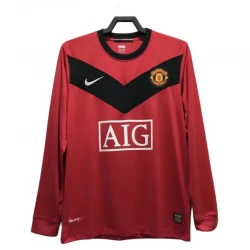 Manchester United Retro Trikot 2009-10 Heim Herren Langarm