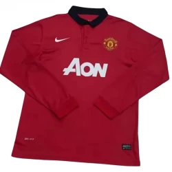 Manchester United Retro Trikot 2013-14 Heim Herren Langarm