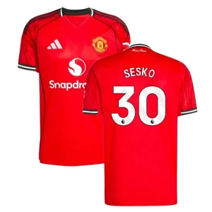 Manchester United Sesko #30 Fußballtrikot 2025-26 Heimtrikot Herren