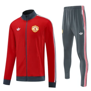 Manchester United Trainingsanzüge Jacke 2025-26 Rot