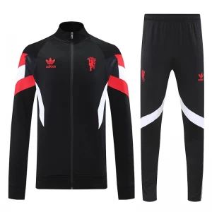 Manchester United Trainingsanzüge Jacke 2025-26 Schwarz