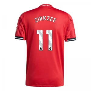 Manchester United Zirkzee #11 Fußballtrikot 2025-26 Heimtrikot Herren