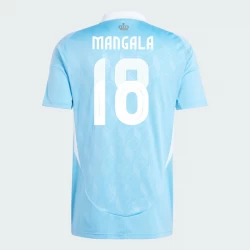 Mangala #18 Belgien Fußballtrikots EM 2024 Auswärtstrikot Herren