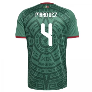 Marquez #4 Mexiko Fußballtrikot WM 2026 Heimtrikot Herren