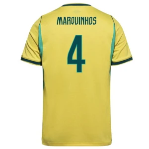 Marquinhos #4 Brasilien Fußballtrikot WM 2026 Heimtrikot Herren