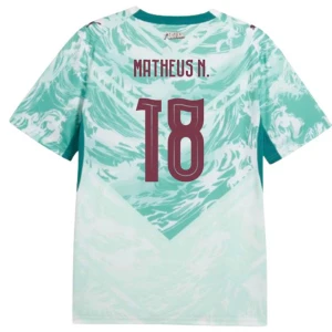 Matheus N. #18 Portugal Fußballtrikot WM 2026 Auswärtstrikot Herren