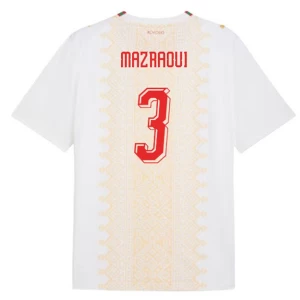 Mazraoui #3 Marokko Fußballtrikot WM 2026 Auswärtstrikot Herren
