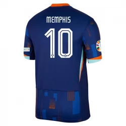 Memphis Depay #10 Niederlande Fußballtrikots EM 2024 Auswärtstrikot Herren