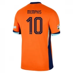 Memphis Depay #10 Niederlande Fußballtrikots EM 2024 Heimtrikot Herren