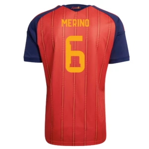 Merino #6 Spanien Fußballtrikot WM 2026 Heimtrikot Herren