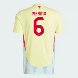 Merino #6 Spanien Fußballtrikots EM 2024 Auswärtstrikot Herren