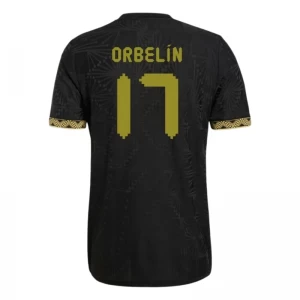 Mexiko Fußballtrikot Orbelin #17 2025 Black Gold Cup Ausweichtrikot Herren