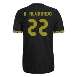 Mexiko Fußballtrikot R. Alvarado #22 2025 Black Gold Cup Ausweichtrikot Herren