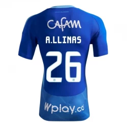 Millonarios FC A . Llinas #26 Fußballtrikot 2025-26 Heimtrikot Herren