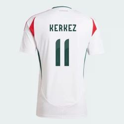 Milos Kerkez #11 Ungarn Fußballtrikots EM 2024 Auswärtstrikot Herren