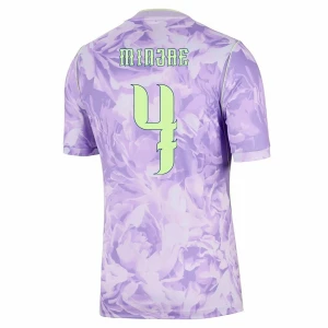 Minjae #4 Südkorea Fußballtrikot WM 2026 Auswärtstrikot Herren