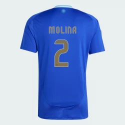 Molina #2 Argentinien Fußballtrikots Copa America 2024 Auswärtstrikot Herren