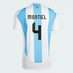 Montiel #4 Argentinien Fußballtrikots Copa America 2024 Heimtrikot Herren