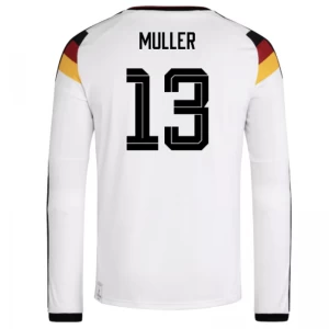 Muller #13 Deutschland Fußballtrikot WM 2026 Heimtrikot Herren Langarm