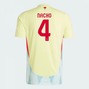 Nacho #4 Spanien Fußballtrikot EM 2024 Auswärtstrikot Herren
