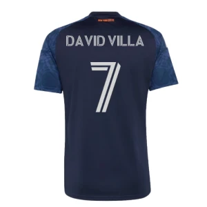 New York City FC Fußballtrikot 2026 David Villa #7 Auswärtstrikot Herren