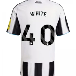 Newcastle United White #40 Fußballtrikot 2025-26 Heimtrikot Herren