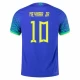 Neymar Jr #10 Brasilien Fußballtrikots WM 2022 Auswärtstrikot Herren