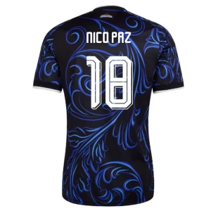 Nico Paz #18 Argentinien Fußballtrikot WM 2026 Auswärtstrikot Herren