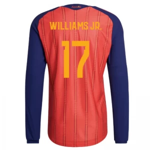 Nico Williams Jr. #17 Spanien Fußballtrikot WM 2026 Heimtrikot Herren Langarm
