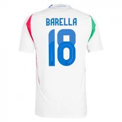 Nicolo Barella #18 Italien Fußballtrikots EM 2024 Auswärtstrikot Herren