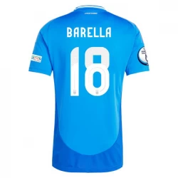 Nicolo Barella #18 Italien Fußballtrikots EM 2024 Heimtrikot Herren