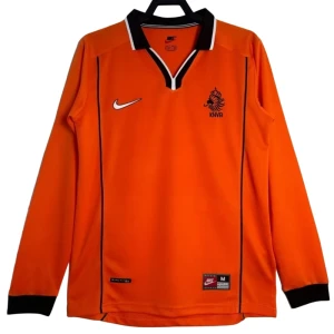 Niederlande Retro Trikot 1998 Heim Herren Langarm