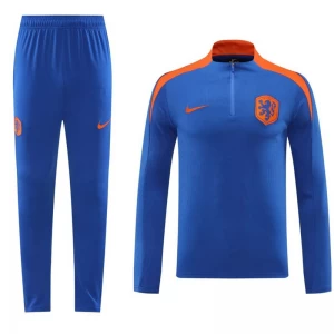 Niederlande Trainingsanzüge Sweatshirt 2024 Blau