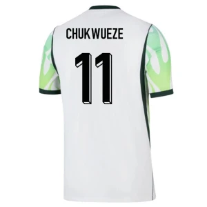 Nigeria Fußballtrikot 2026 Chukwueze #11 Auswärtstrikot Herren
