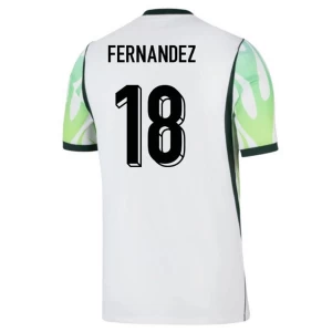 Nigeria Fußballtrikot 2026 Fernandez #18 Auswärtstrikot Herren