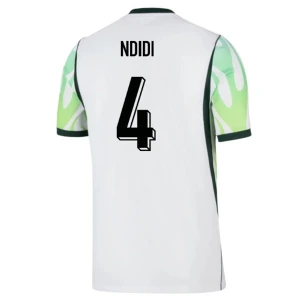 Nigeria Fußballtrikot 2026 Ndidi #4 Auswärtstrikot Herren