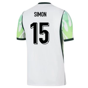 Nigeria Fußballtrikot 2026 Simon #15 Auswärtstrikot Herren