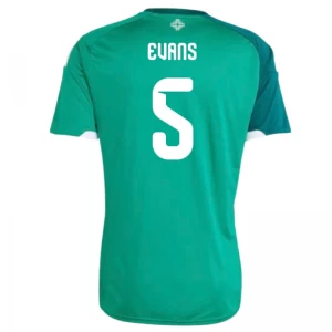 Nordirland Evans #5 Fußballtrikot 2026 Heimtrikot Herren