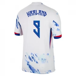 Norwegen Fußballtrikot 2024 Erling Haaland #9 Auswärtstrikot Herren