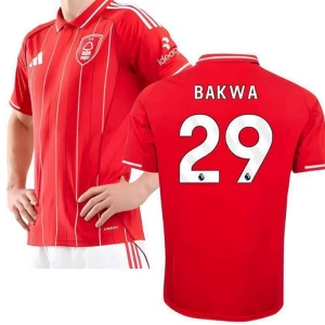 Nottingham Forest FC Bakwa #29 Fußballtrikot 2025-26 Heimtrikot Herren