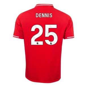 Nottingham Forest FC Dennis #25 Fußballtrikot 2025-26 Heimtrikot Herren
