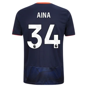 Nottingham Forest FC Fußballtrikot Aina #34 2025-26 Ausweichtrikot Herren
