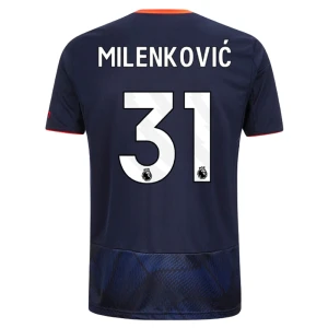 Nottingham Forest FC Fußballtrikot Milenkovic #31 2025-26 Ausweichtrikot Herren