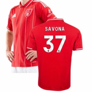 Nottingham Forest FC Savona #37 Fußballtrikot 2025-26 Heimtrikot Herren