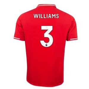 Nottingham Forest FC Williams #3 Fußballtrikot 2025-26 Heimtrikot Herren